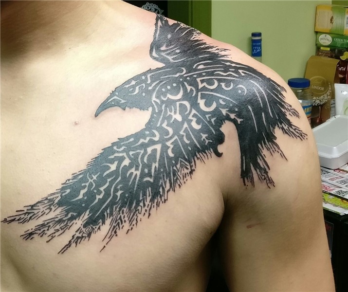 Raven Chest Tattoo * Arm Tattoo Sites