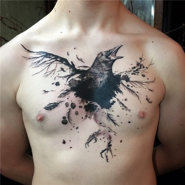 Raven simbolism tatuaj - înțelepciune în mitologie sau rău d