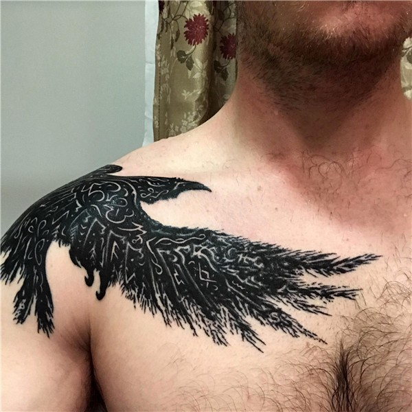 Raven tattoo done by Stephanie Burg Good Ink Tattoo in Water