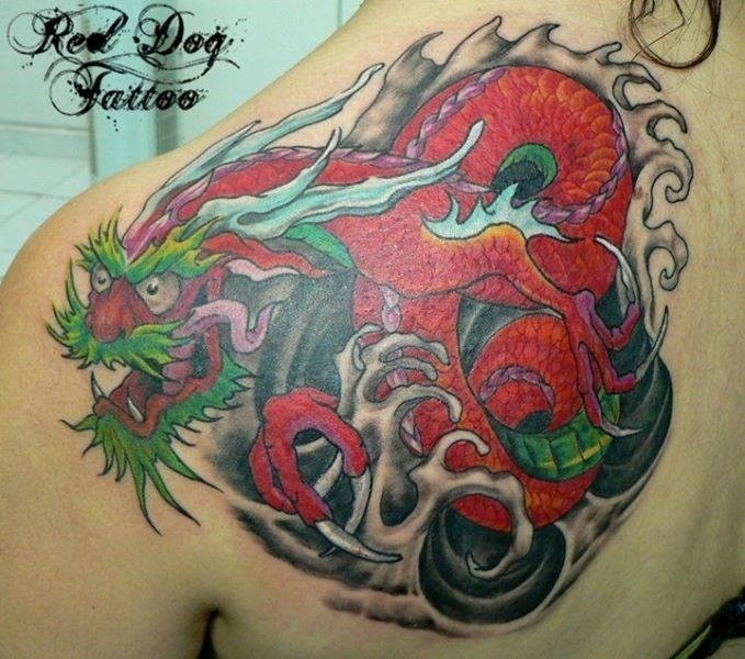 Red Dog Tattoos - Askideas.com