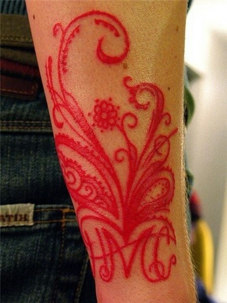 Red tattoo Red tattoos, Pattern tattoo, Picture tattoos