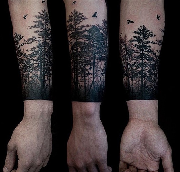 Redwood Tree Tattoo Forest tattoos, Tree sleeve tattoo, Fore