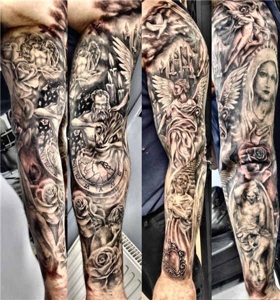 Religious Tattoo Arm Sleeve Designs * Arm Tattoo Sites