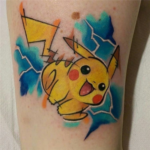 Resultado de imagem para pikachu tattoo Pikachu tattoo, Poke