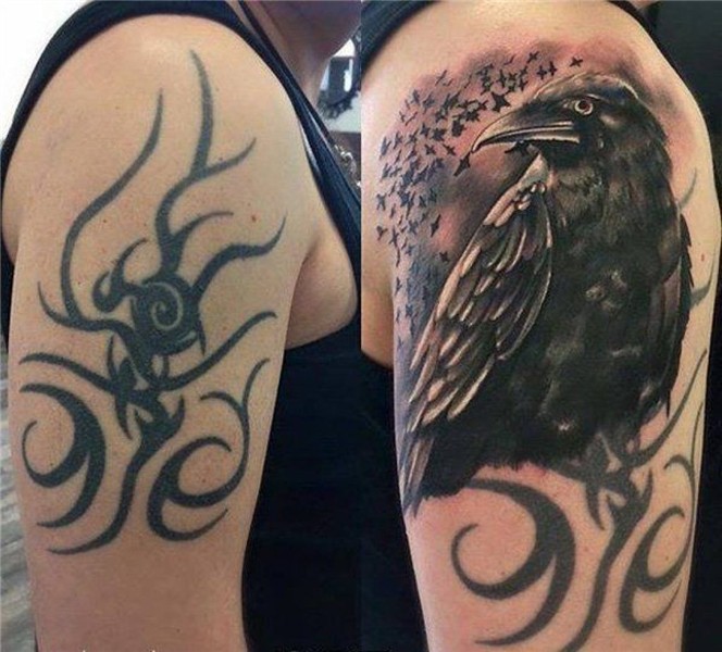 Resultado de imagem para tattoo cover up Tribal tattoo cover