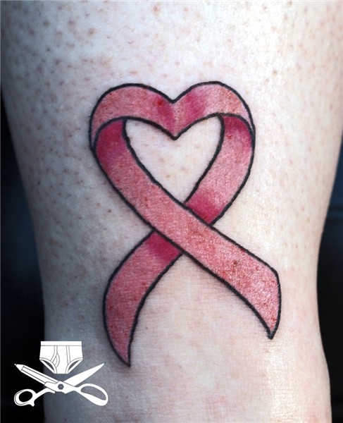 Ribbon heart Tattoos