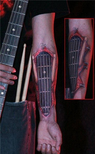 Rich Ives Musik tattoo ideen, Gitarren tattoo, Körperkunst t