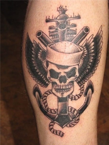 Rick Johnson 1950-2006 Navy tattoos, Naval tattoos, Navy anc
