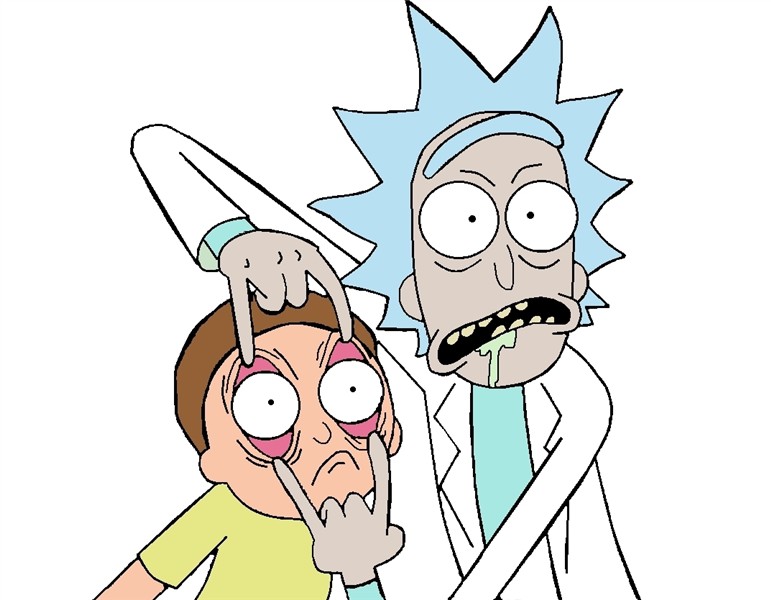 Rick y Morty Monstruos Rick and morty stickers, Rick and mor