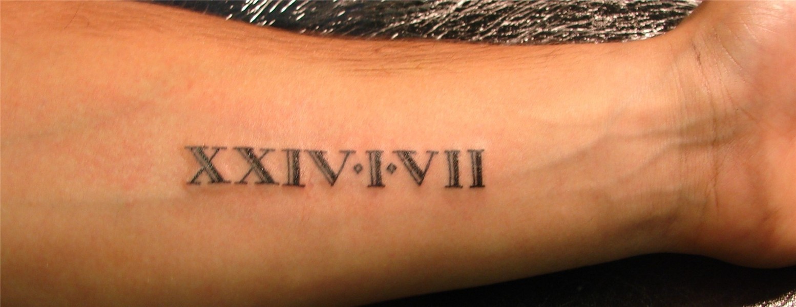 Roman Numeral Tattoos Designs, Ideas and Meaning Tattoos For