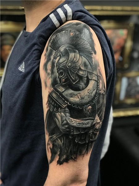 Roman Warrior Tattoo