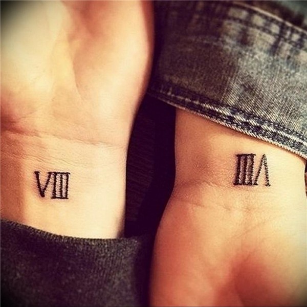 Roman lettering tattoo - 3 best photos