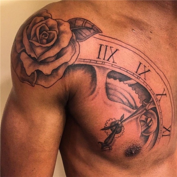 Rose Chest Tattoos For Men * Arm Tattoo Sites