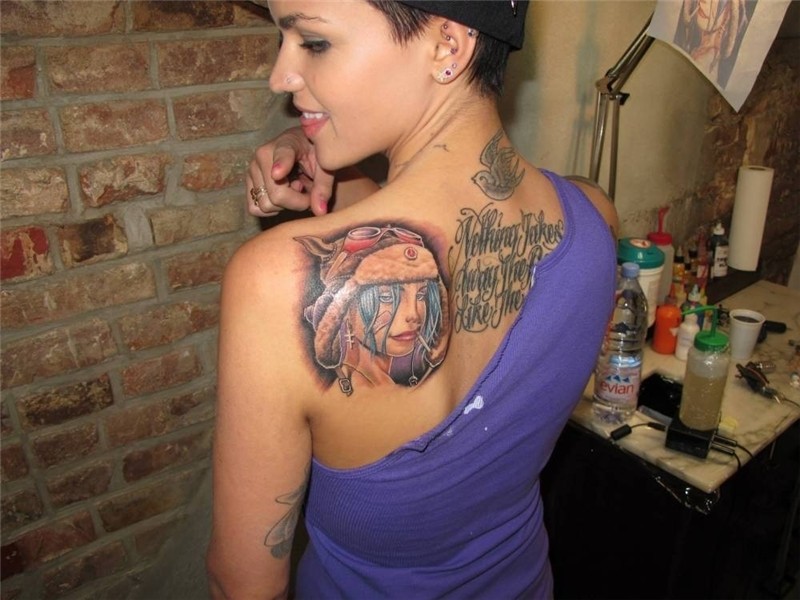 Ruby Rose tattoos - Best tattoo - Celebrities tattoos