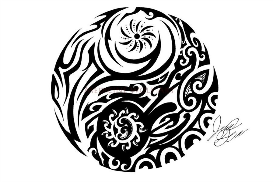 SIMBOLO YIN YANG PARA TATTOO Tatuagem yin yang, Desenhos de
