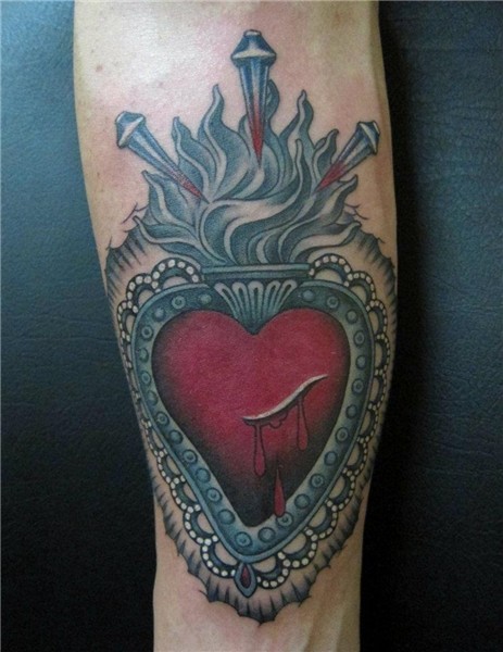 Sacred heart Tattoos