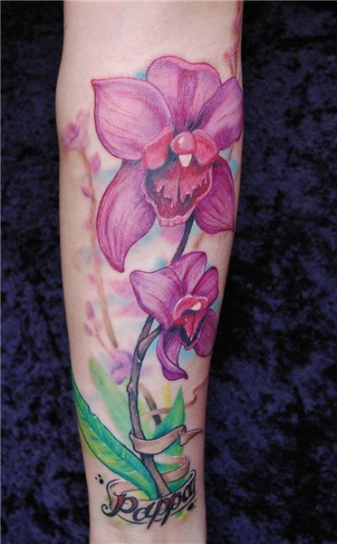 Sagie : Photo Orchid tattoo, Mom tattoos, Memorial tattoos m