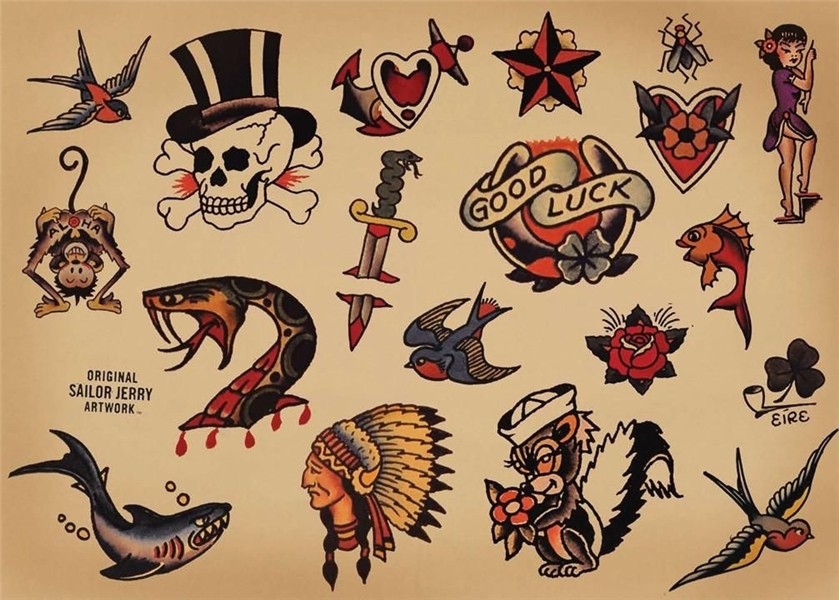 Sailor Jerry Collection Sailor tattoos, Sailor jerry tattoos