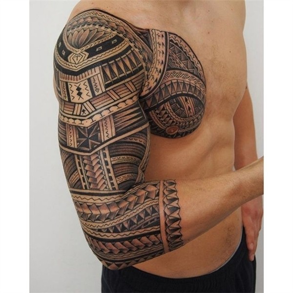 Samoan Tattoo - Tattoospedia Cool half sleeve tattoos, Half