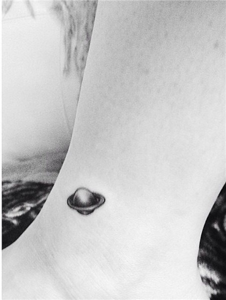 Saturn ✨ Tiny tattoos, Small tattoos, Saturn tattoo