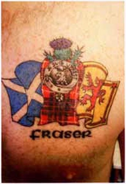 Scotland flag tattoo design - Tattoos Book - 65.000 Tattoos