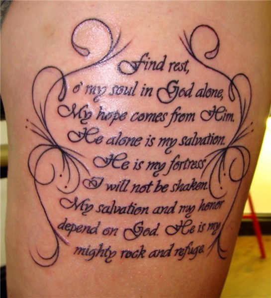 Scripture Tattoos Designs, Ideas and Meaning Tattoos For You