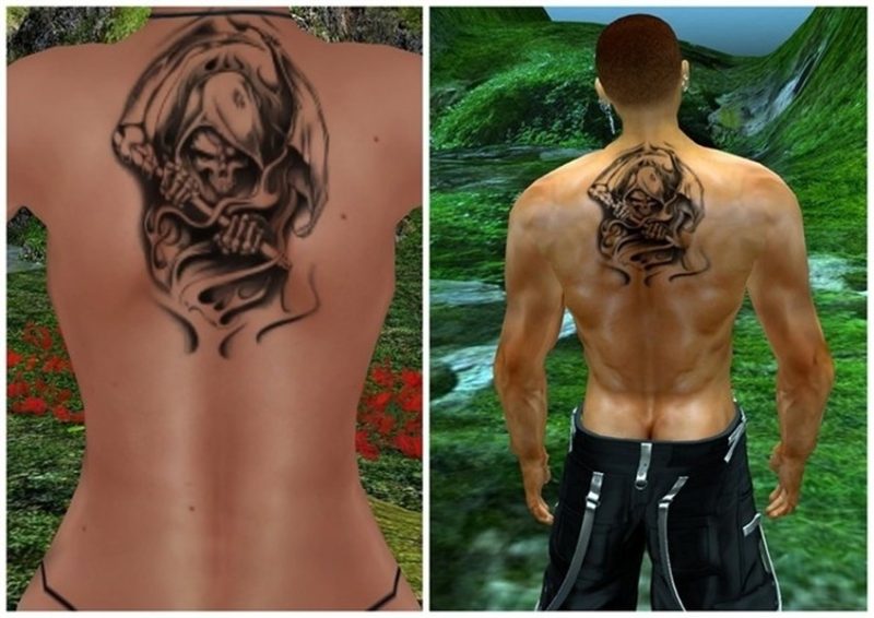 Second Life Marketplace - death tattoo