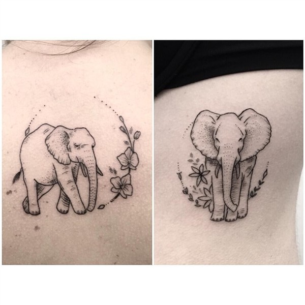 See this Instagram photo by @mongotattoo * 214 likes Elephan