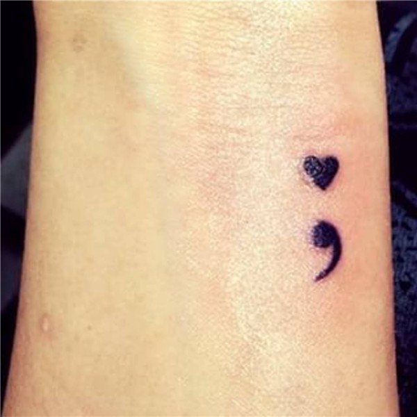 Semicolon Tattoo Placement Tattoo Trends We'll Look Back At