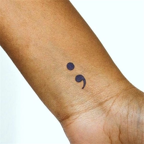 Semicolon Tattoos Meaning & 77+ Designs with History 2022
