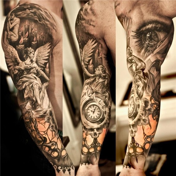 Shaded Sleeve Tattoos * Half Sleeve Tattoo Site