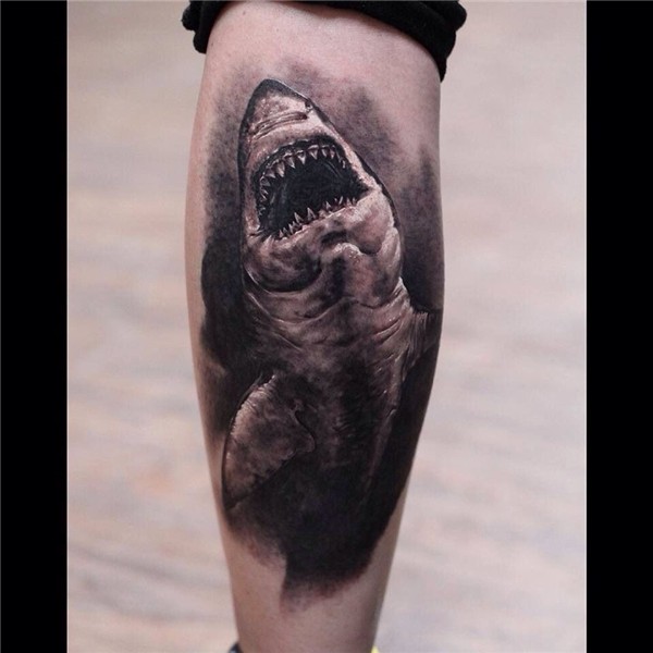 Shark tattoo Shark tattoos, Animal tattoos, Sea tattoo