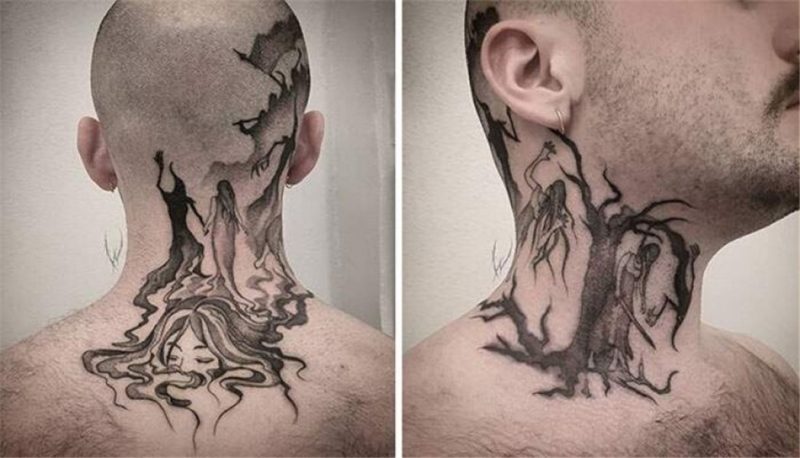 Shihni disa nga tatuazhet më të bukur të bërë në qafë Gazeta