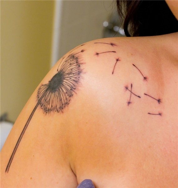 Shoulder Dandelion Tattoo - CodeKnows