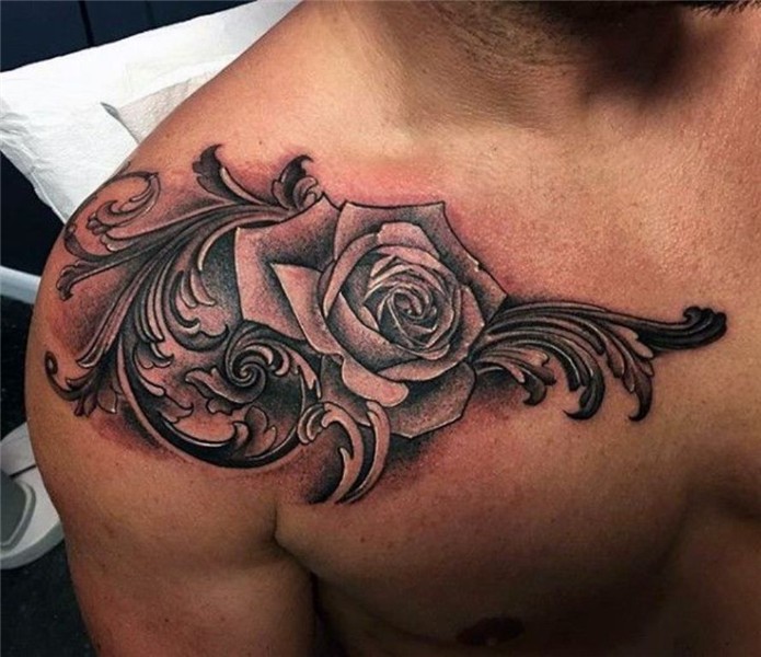 Shoulder Tattoos for Women Rose tattoos for men, Mens should