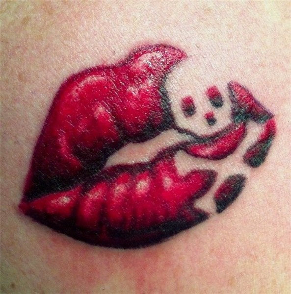 Sinful Inflictions - Rick's Tattoos Kiss tattoos, Lip tattoo