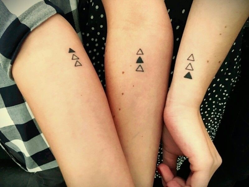 Sister tattoo - A special symbol of me and my two sisters wi