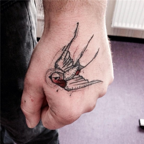 Skin Deep Tales - Kamil Mokot Hand tattoos for guys, Small w