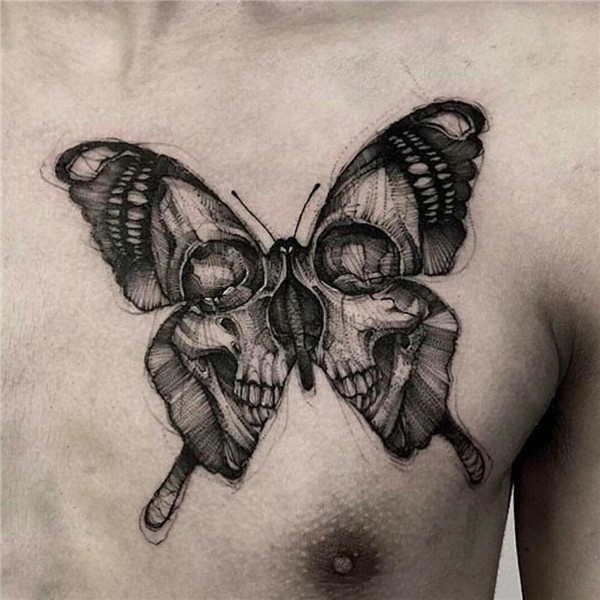 Skull And Butterfly Tattoo * Arm Tattoo Sites