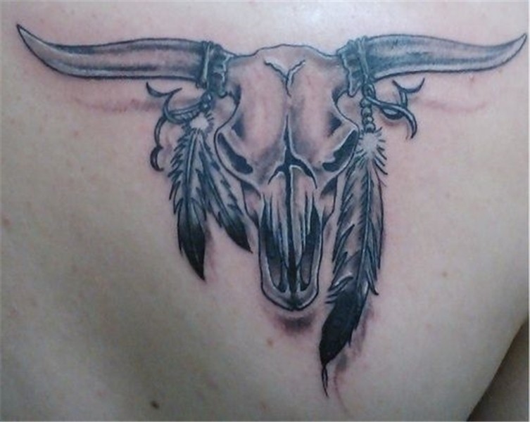 Skull,tattoo, longhorn - Tattoo Picture at CheckoutMyInk.com