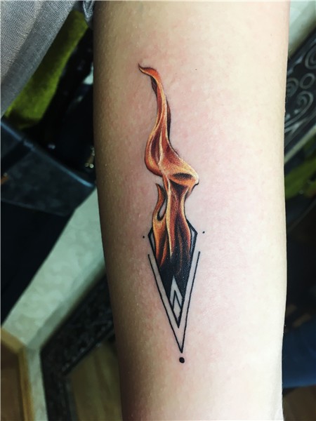 Small Flame Tattoo (70 photos)