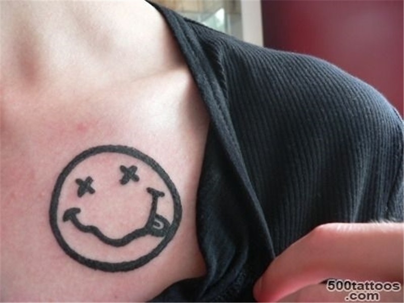 Smiley face tattoo: photo num 12191