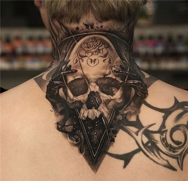 Space Skull Best neck tattoos, Neck tattoo for guys, Tattoos