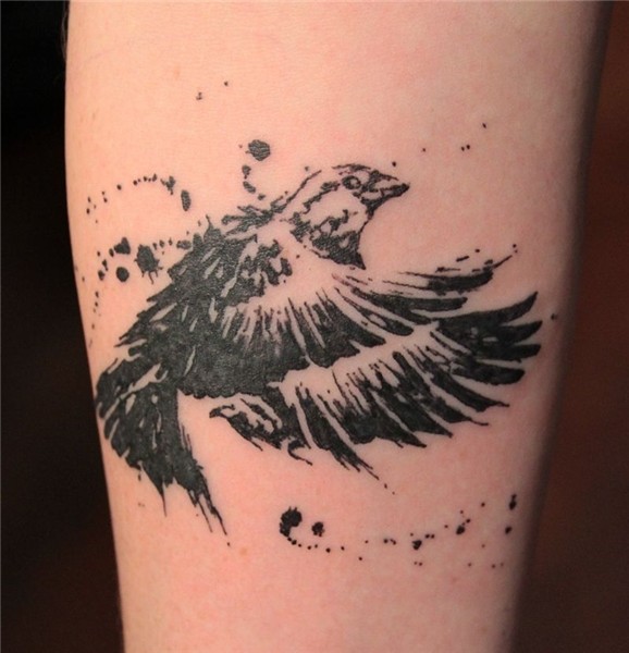 Sparrow_Ink_Tattoo_SmallFile Sparrow tattoo, Feather tattoos