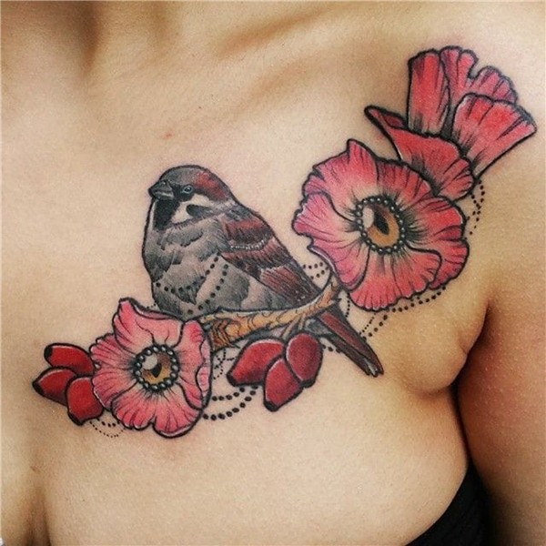 Sparrow tattoo: 7 meanings, 76 photos and the best sketches