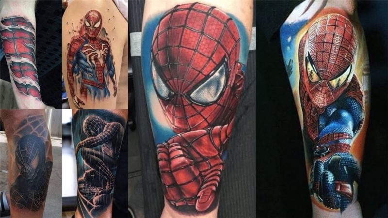 Spiderman Tattoo Design Ideas For Men - Wild Webs Of Ink - Y