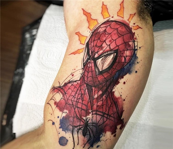 Spider-man tattoo by Felipe Rodrigues Photo 25282