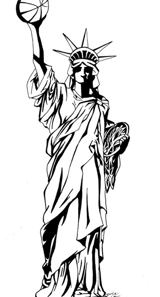 Statue Of Liberty Cartoon Drawing at GetDrawings Free downlo