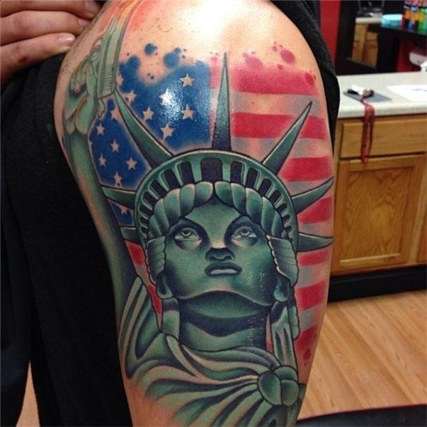 Statue Of Liberty Tattoo Color