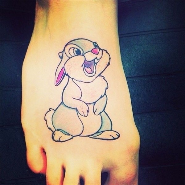 Such a cute Thumper tattoo :) -Nala #disney #disneyink #disn